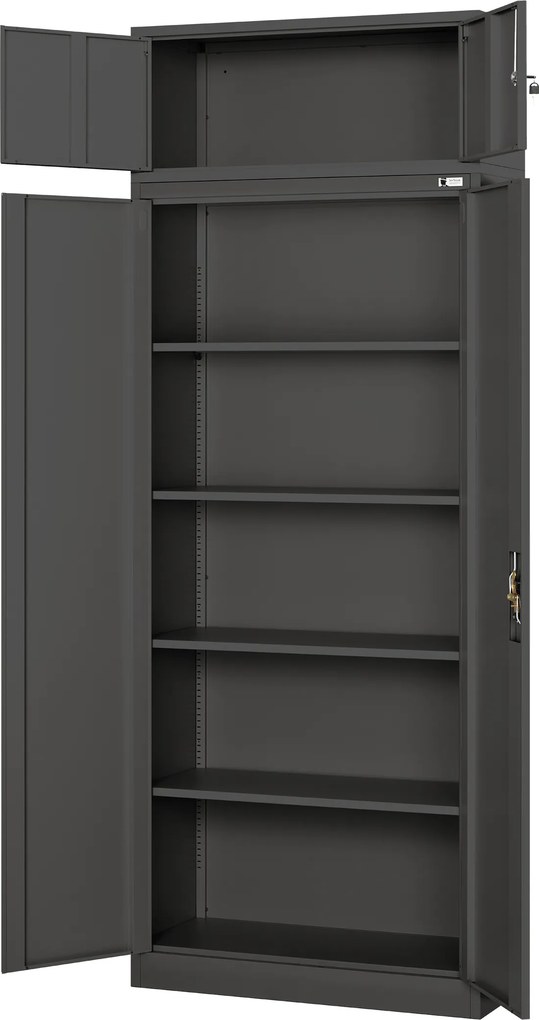 Szekrényre szerelhető felépítmény, antracit, 900x380x400 mm: EWA