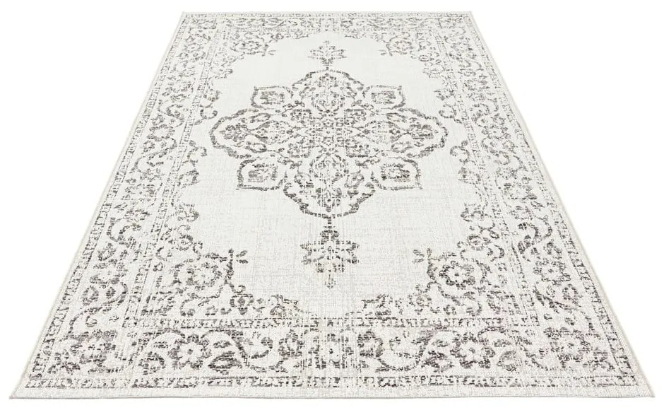 Tilos szürke-krémszínű kültéri szőnyeg, 120 x 170 cm - NORTHRUGS