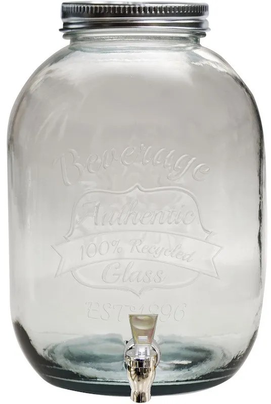 Csapos limonádés üveg, 12,5 literes