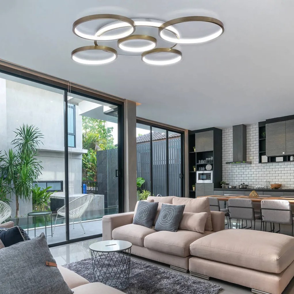 DomenoLED RING 444 Süllyesztett mennyezeti lámpa 102W/LED 8160LM
