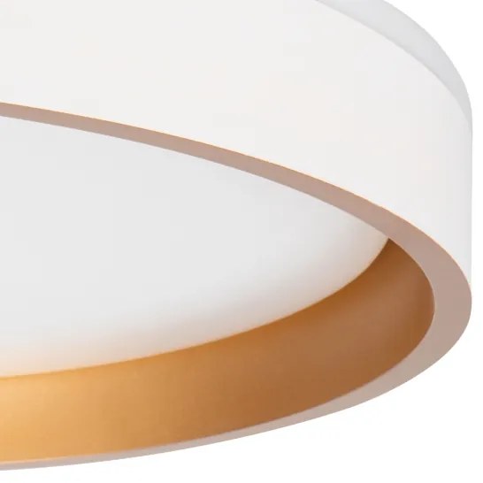 Kanlux 37328 - LED Mennyezeti lámpa SOLN LED/17,5W/230V átm. 38 cm fehér/arany