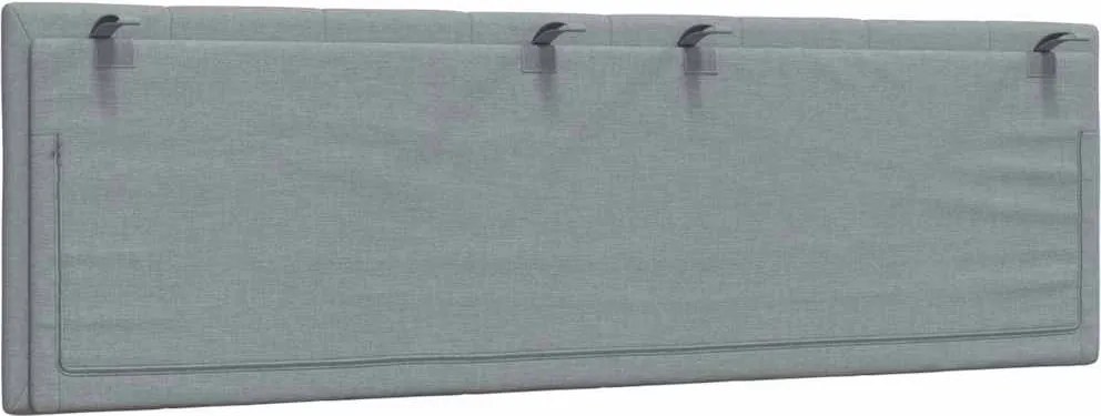 világosszürke szövet fejtámla párna Hanko 160 cm