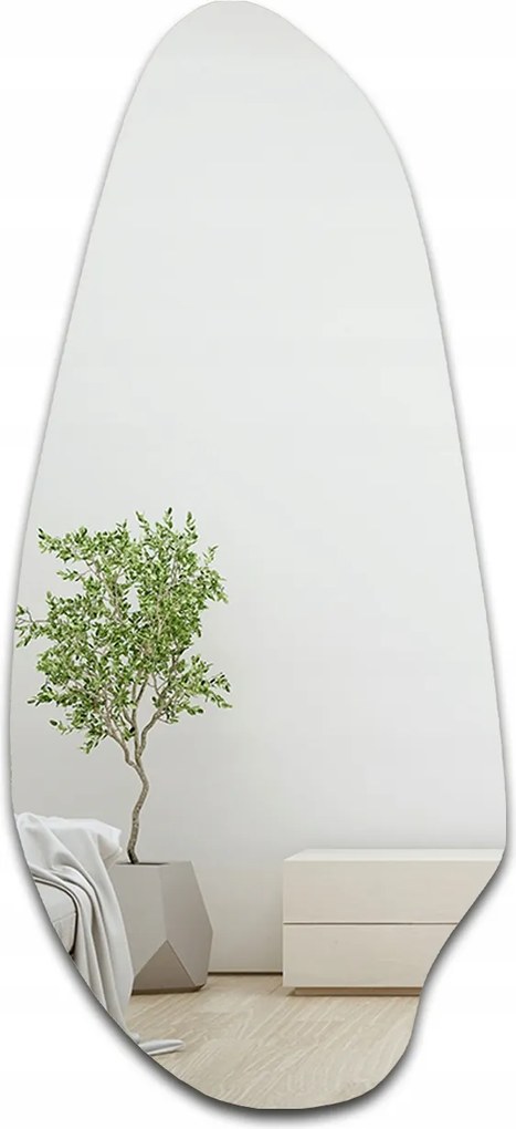 Szabálytalan tükör Jaspis 82x180 organikus fali fürdőszoba nappali