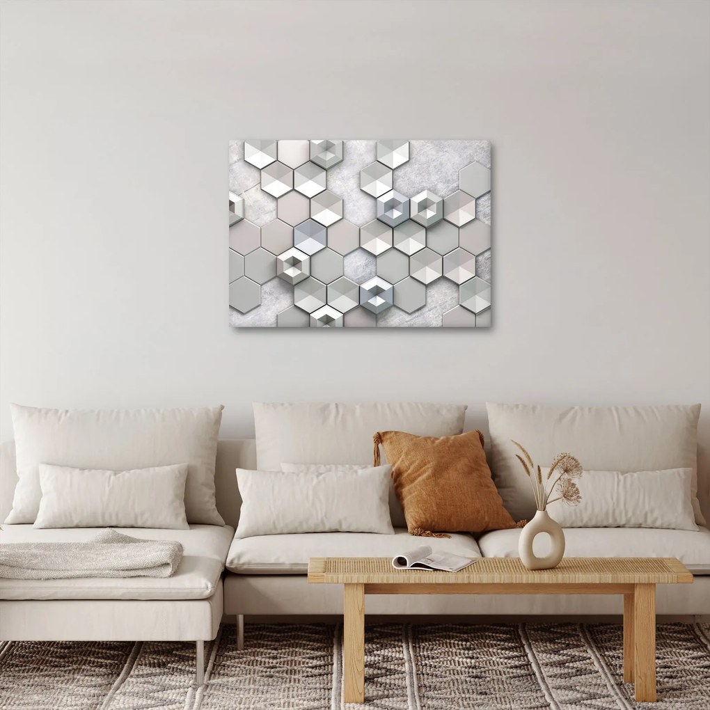 A 3D absztrakció képe (70x50 cm)