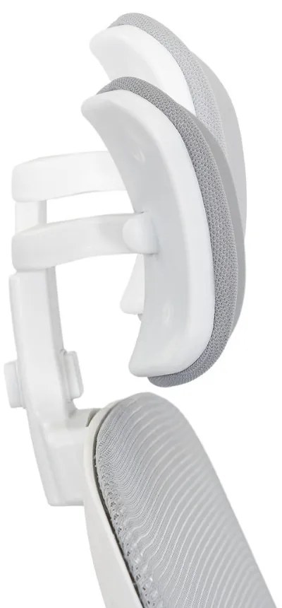 Flexo ergonomikus irodai forgószék deréktámasszal fehér