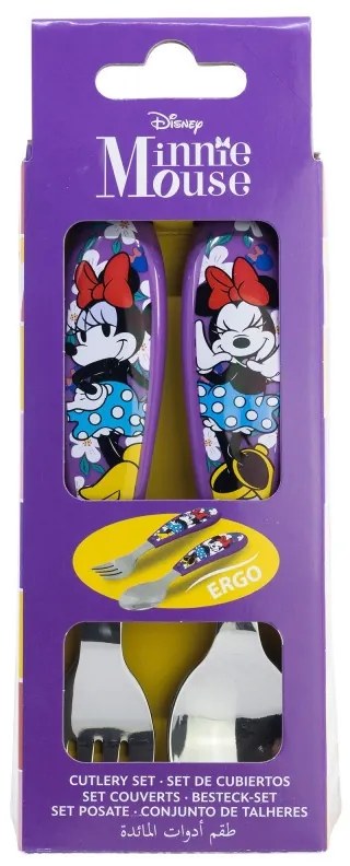 Disney Minnie Sunshine fém ergo evőeszköz készlet - 2 darabos