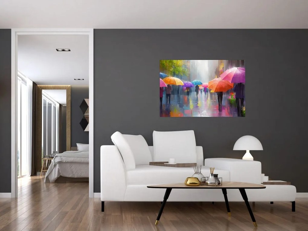 Kép - Esős nap (90x60 cm)