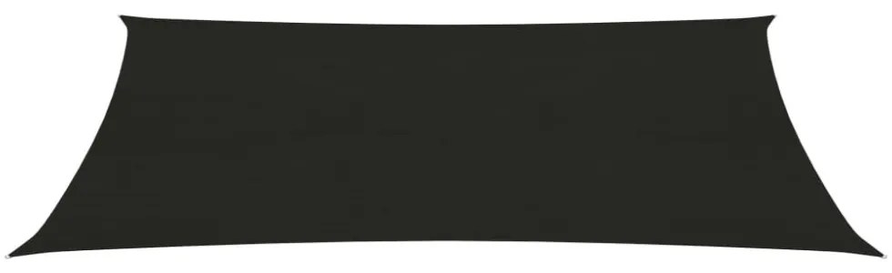 fekete HDPE napvitorla 160 g/m² 3 x 6 m