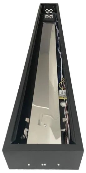 Fénycsöves lámpa T8 2xG13/18W/230V 120 cm fekete