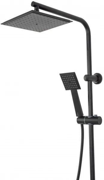 REA-P0636 - BRAVO matt fekete zuhanyszett
