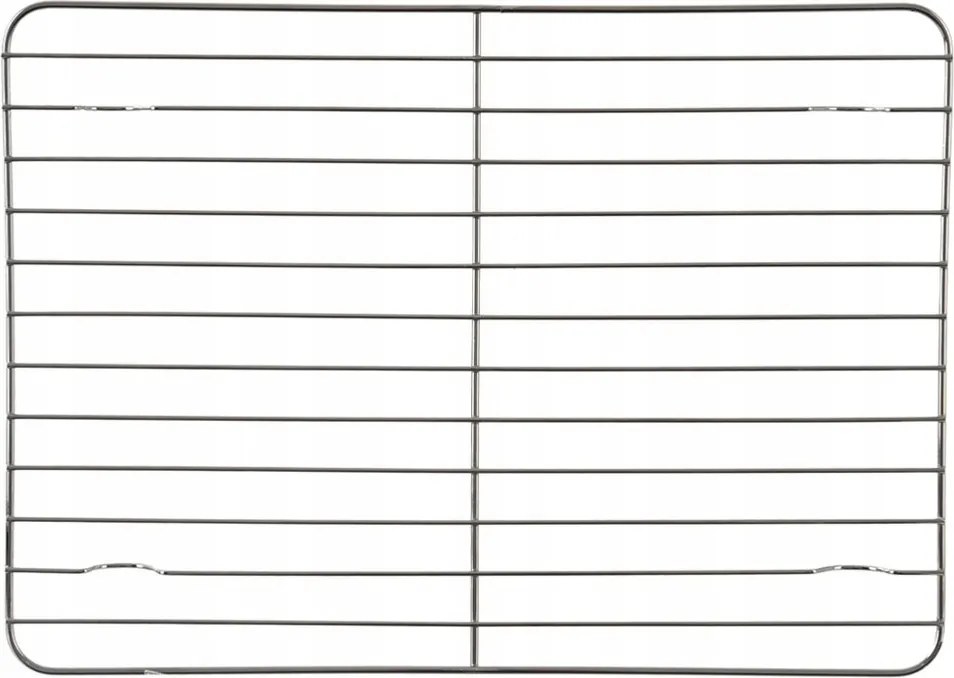 Acél grillrács sütőrács cukormázas 24x16,5 cm