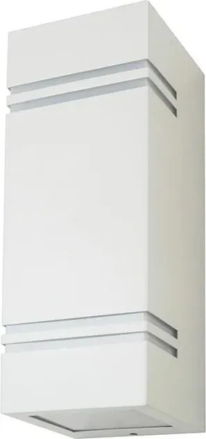 Fali lámpa kültéri négyzet fehér V-tac