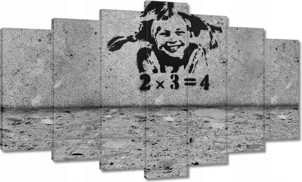 Festmények 140x80 Banksy A szeplős lány