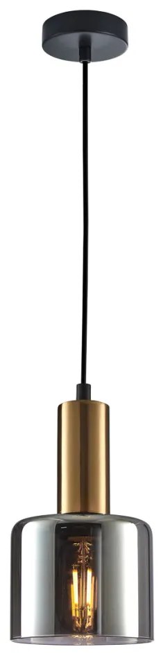ITALUX PND-65342-1-BROSG SANTIA Vintage Függesztett Lámpa E27 IP20