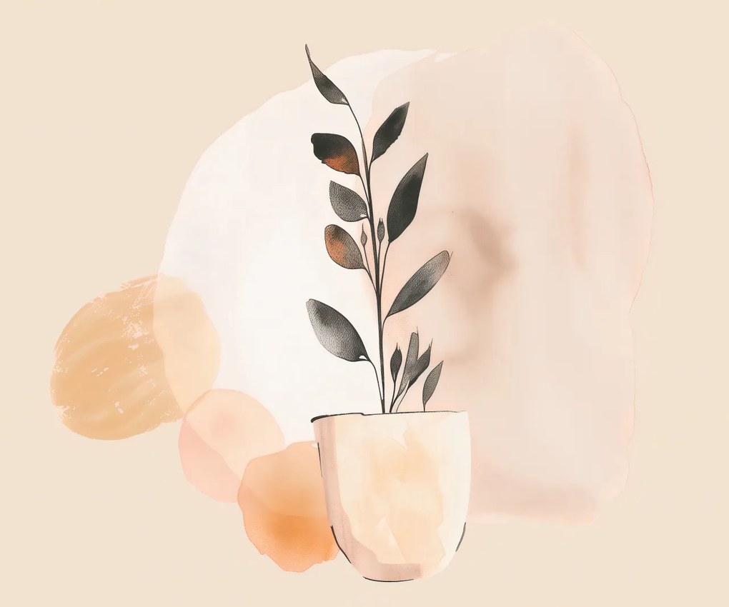 Poszter 60x50cm Cserepes Szín