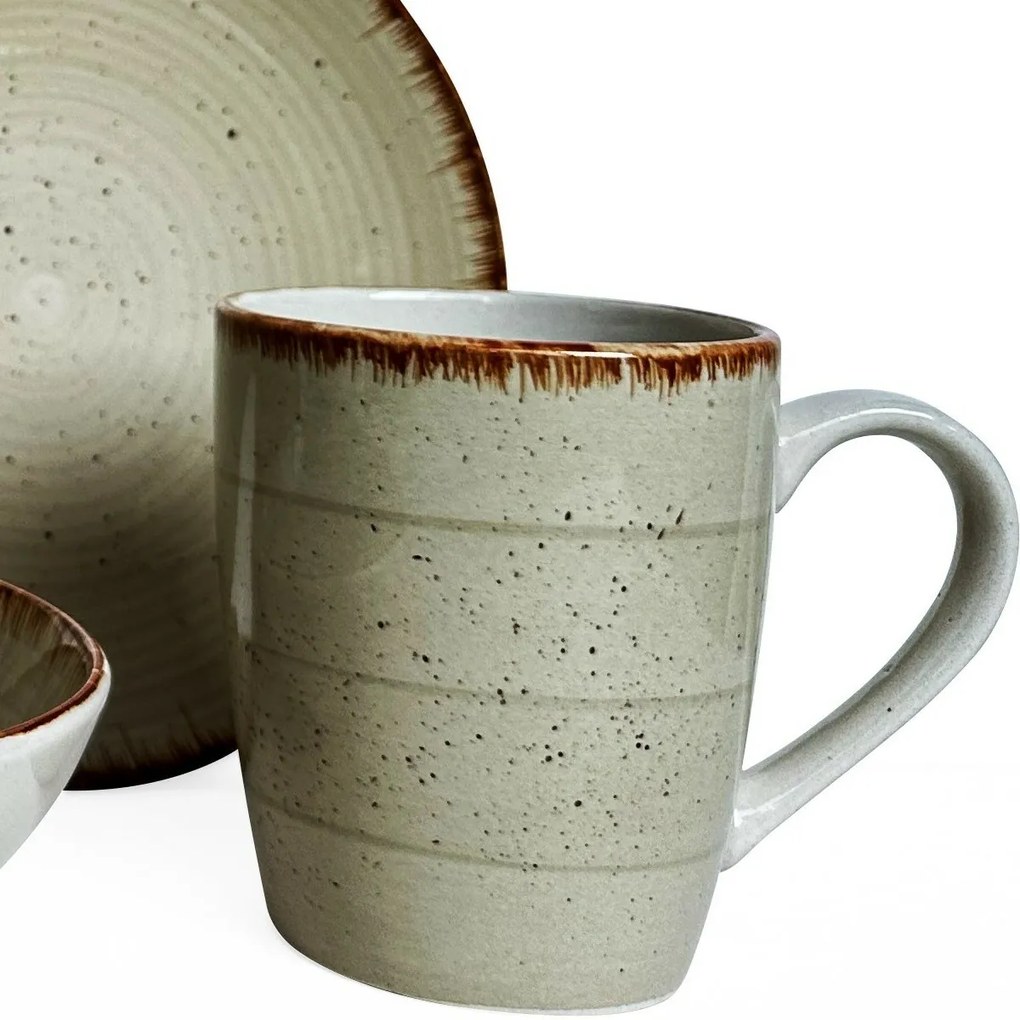 Banquet Spiral Ivory étkészlet, 30 db