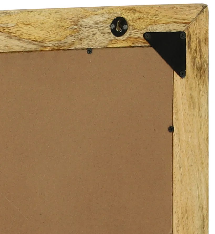 Fürdőszobai tükör 50x22x70 cm Tömör durva mangófából