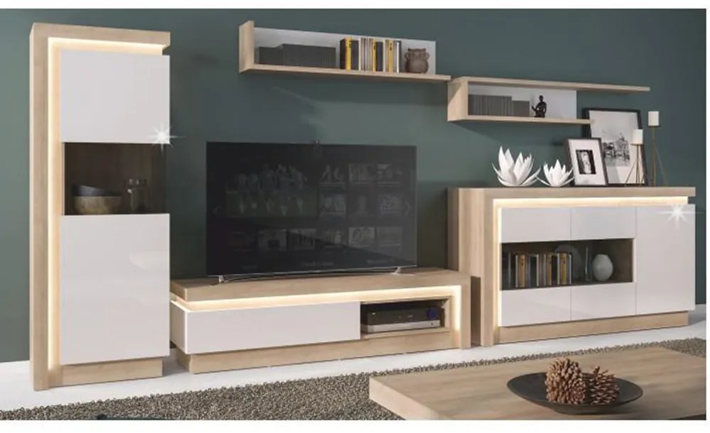 TV asztal/szekrény Leonardo 02 (világítással) . 808445