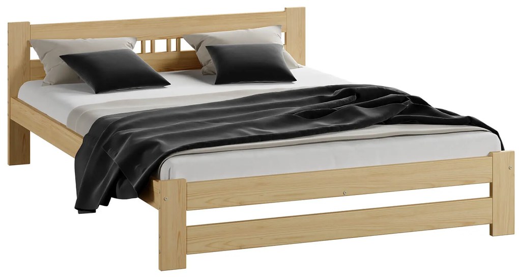 Fa ágy 120x200 LUX VitBed fenyő