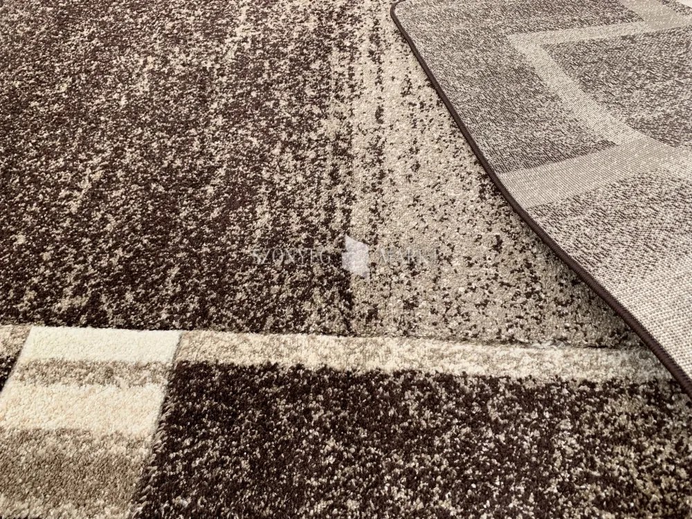 Comfort 6889 barna modern szőnyeg 80 cm-es szett