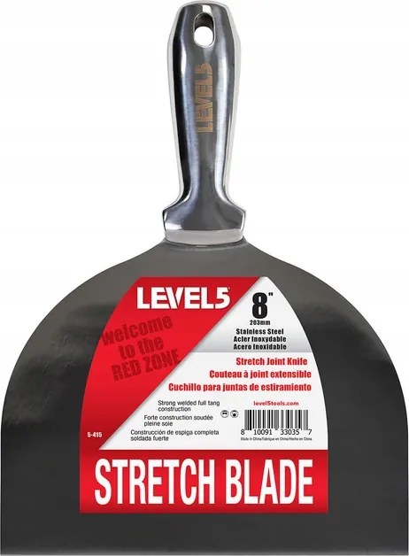 Spatula rozsdamentes acél meghosszabbított penge 8"