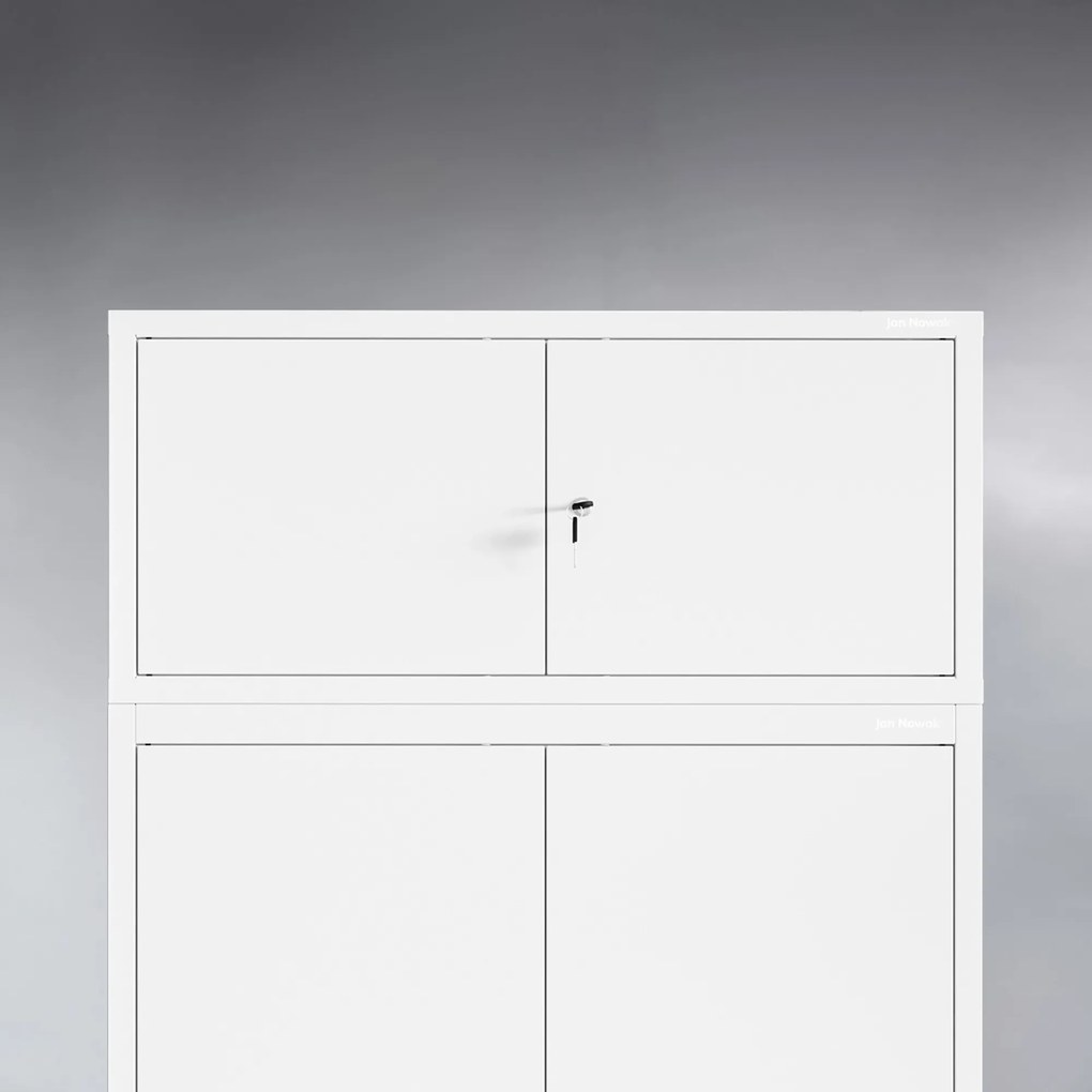 Szekrény-felépítmény, fehér, 800x380x400 mm: EWA