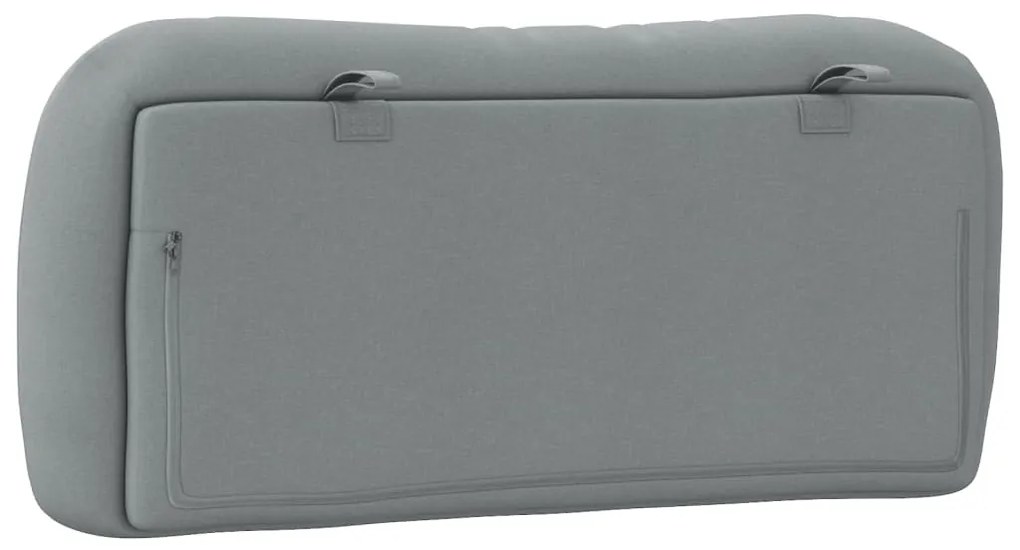 világosszürke szövet fejtámla párna Hvar 80 cm