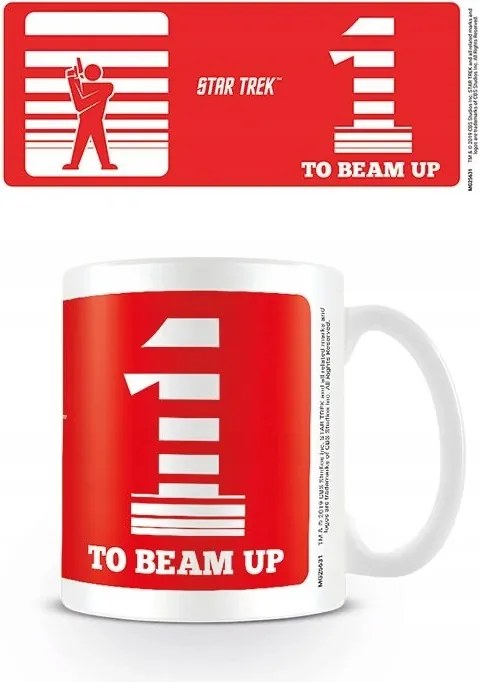 Star Trek bögre Egy, akit fel kell sugározni