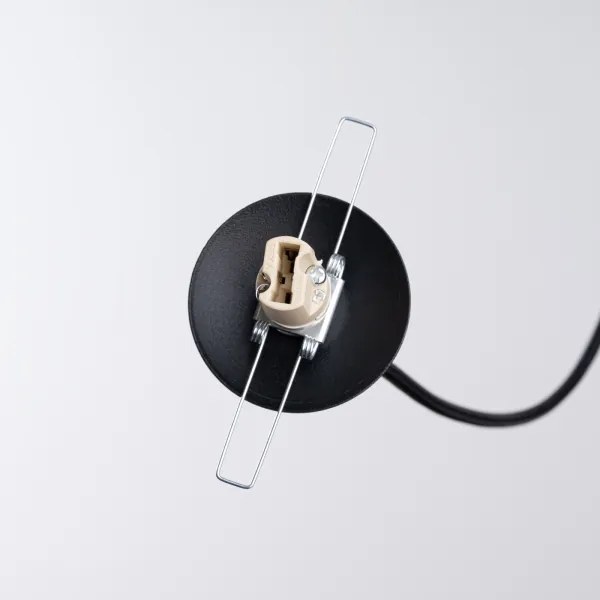 Sollux SL.1358 - Csillár zsinóron HYPERION 1xG9/8W/230V fekete