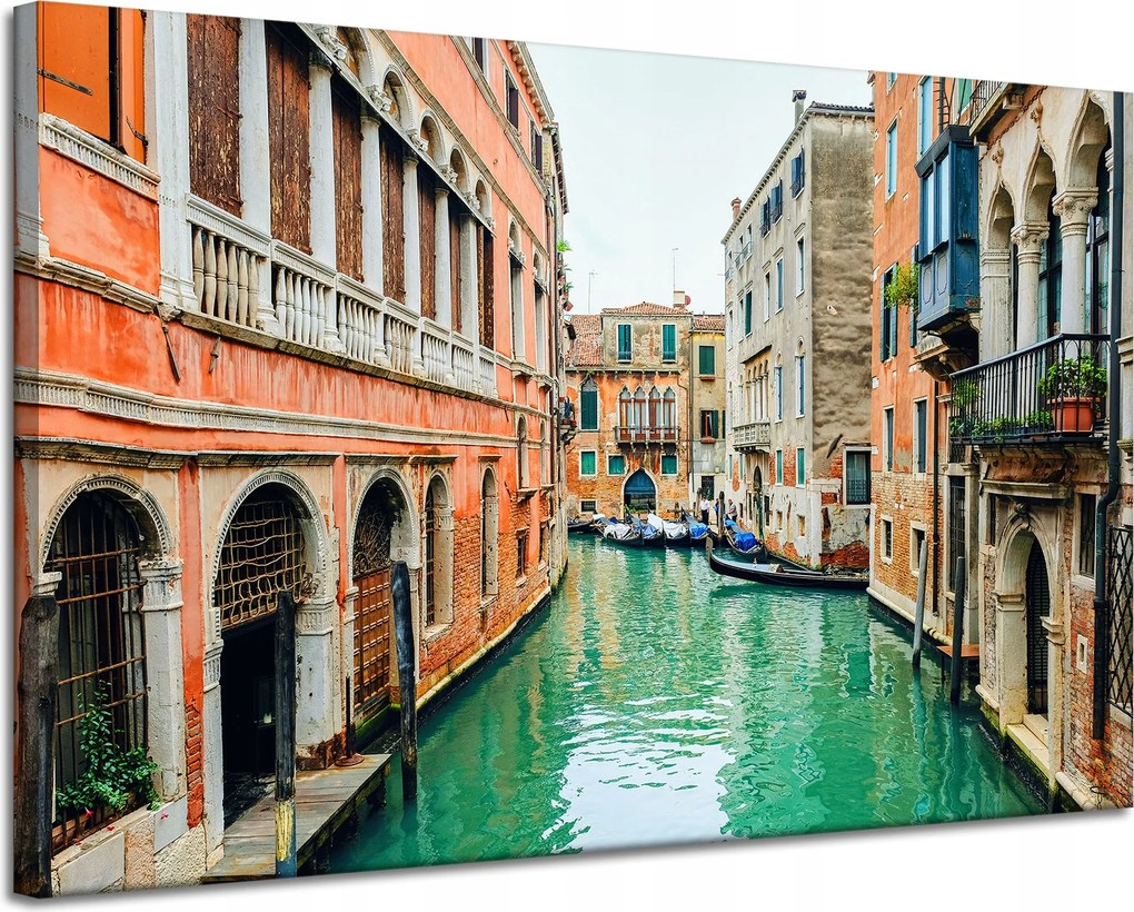 Vászonkép Építészet Velence Csatorna 120X80