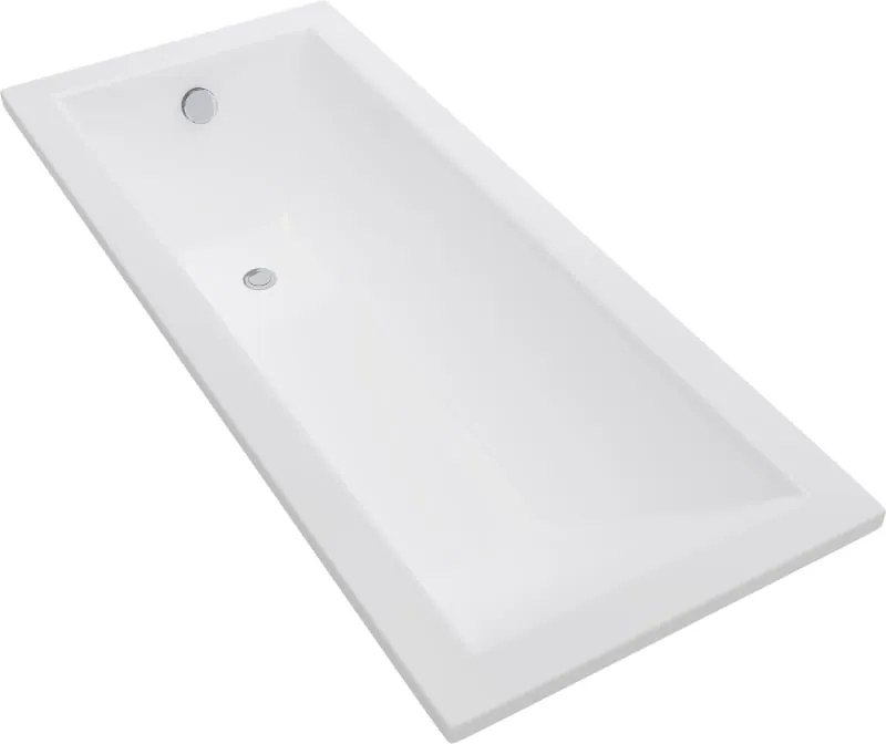 Mexen Cubik téglalap alakú kád 180 x 80 cm, fehér - 55031808000