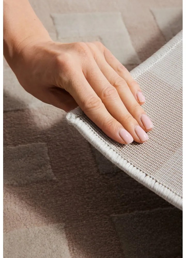 Bézs futószőnyeg 80x240 cm Perles Onyx – Elle Decoration