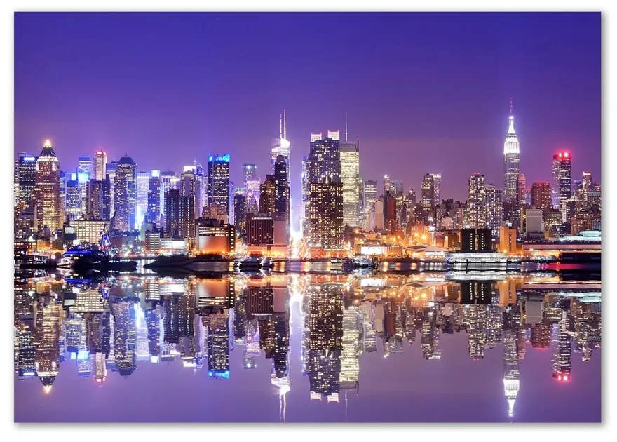 Üvegkép Falra Manhattan new york city pl-osh-100x70-f-52706281