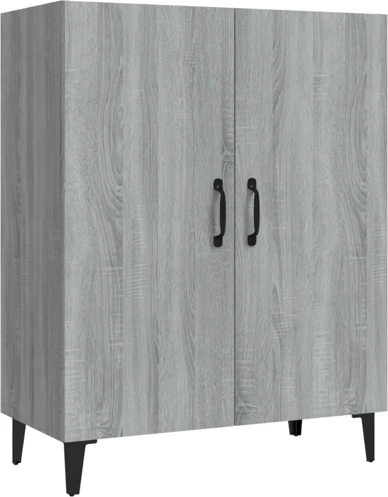 vidaXL szürke sonoma színű szerelt fa tálalószekrény 70 x 34 x 90 cm