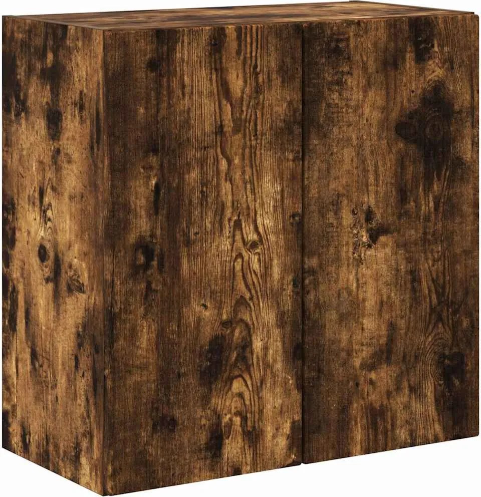 vidaXL TV Fali Szekrény Füstölt tölgy 59,5 x 31 x 60 cm Faanyag