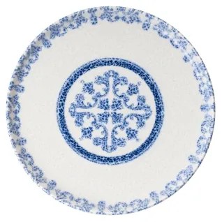 27 darabos étkészlet fehér/kék/porcelán