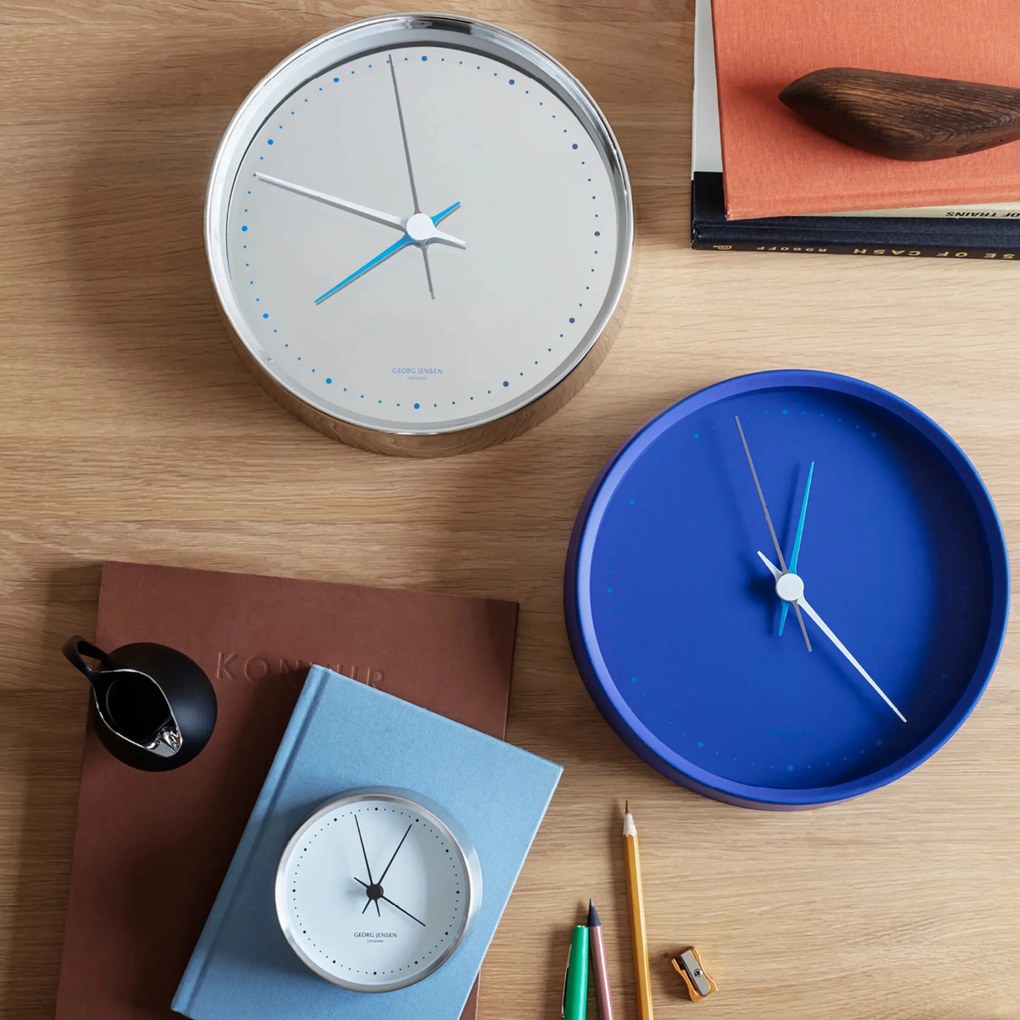 Falióra Henning Koppel 22cm, matt kék - Georg Jensen