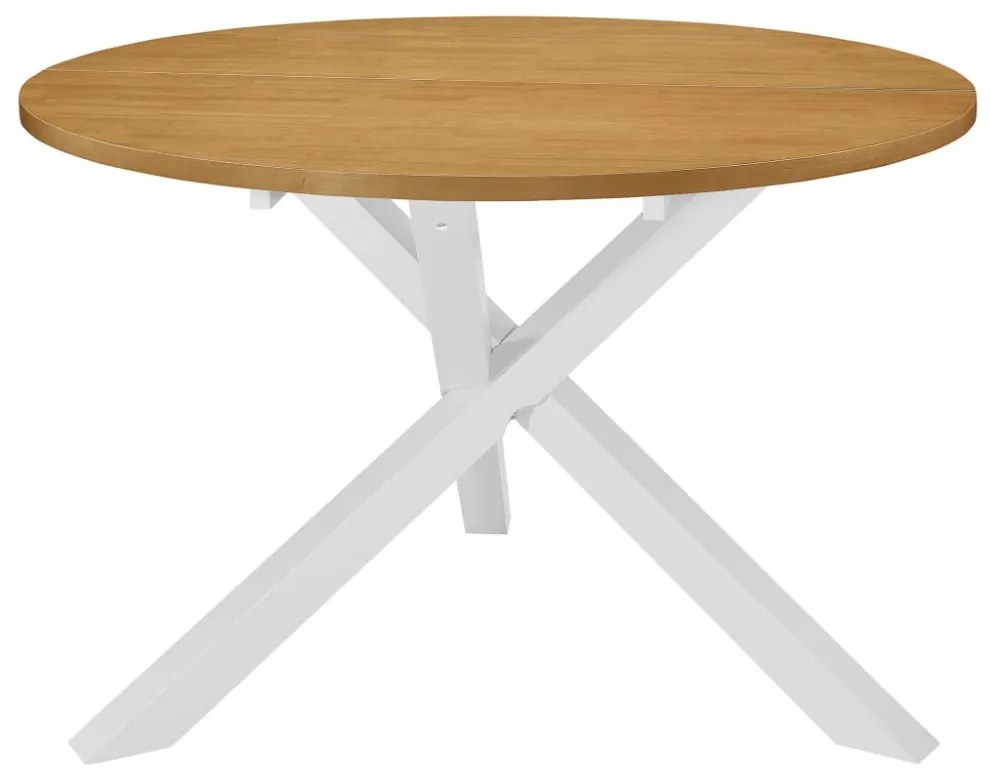 fehér MDF étkezőasztal 120 x 75 cm