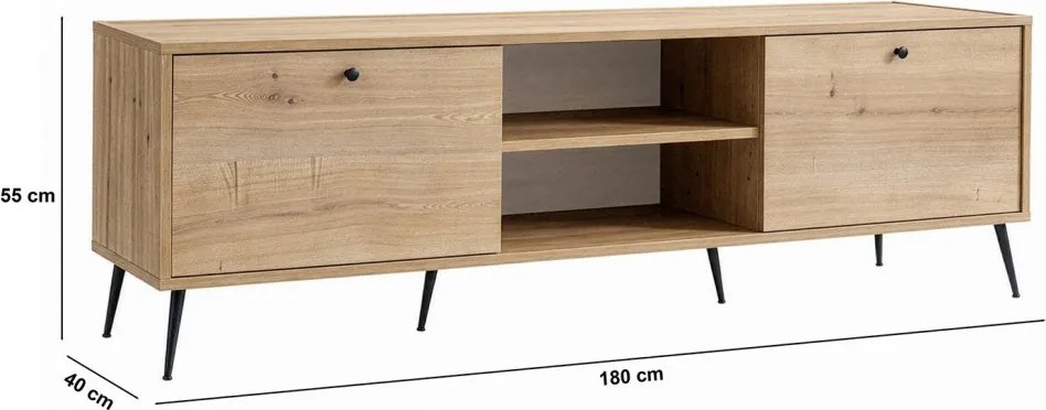 Calvin TV-állvány, 180 cm