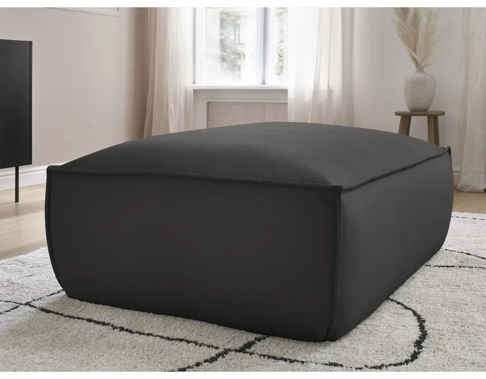 Fekete bőrutánzat lábtartó Boheme – Bobochic Paris