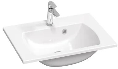 Ravak Classic Slim mosdó 60x45 cm, középen elhelyezett csaptelepnyílással XJX01160004