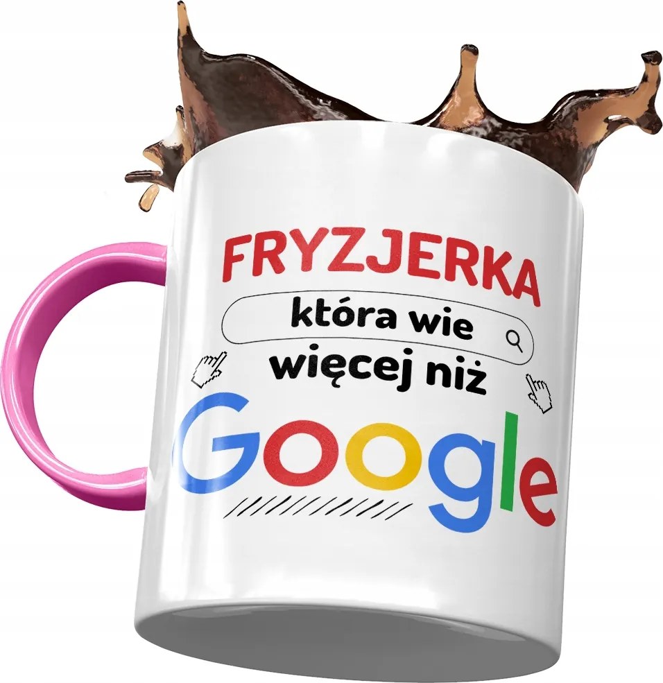 Rózsaszín Bögre Fodrászoknak Többet tud, mint a Google Fotónyomtatással