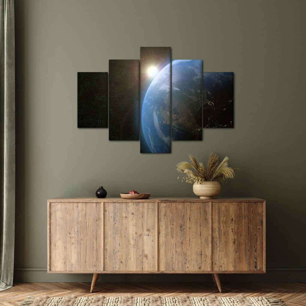 A táj képe az űrből (150x105 cm)