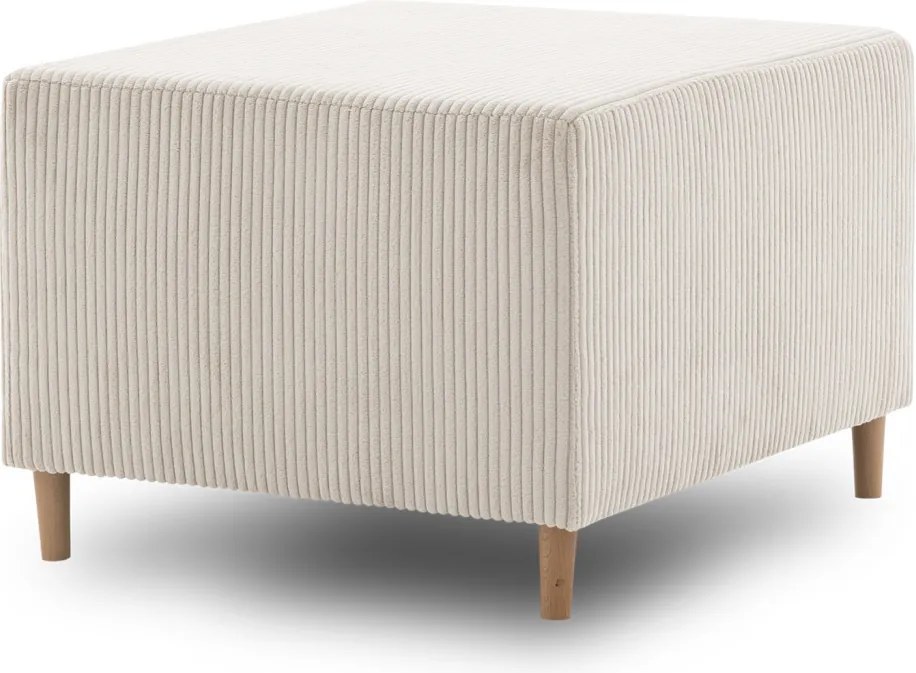 Fireze puff, kordbársony, bézs