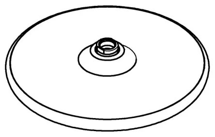 GROHE 26815000 - VITALIO START zuhanyfej Ø 250 mm, fényes króm