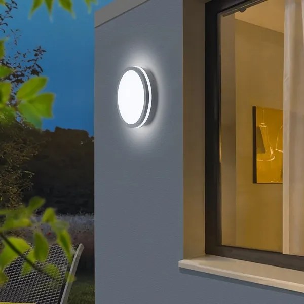 Brilagi - BENE LED kültéri lámpa érzékelővel, LED/24W/230V, átm. 26 cm, IP54