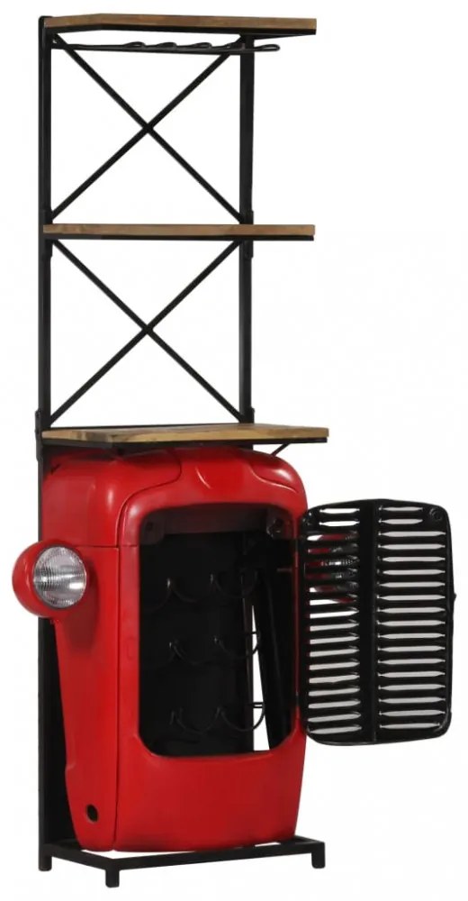 tömör mangófa traktor borszekrény 49 x 31 x 172 cm