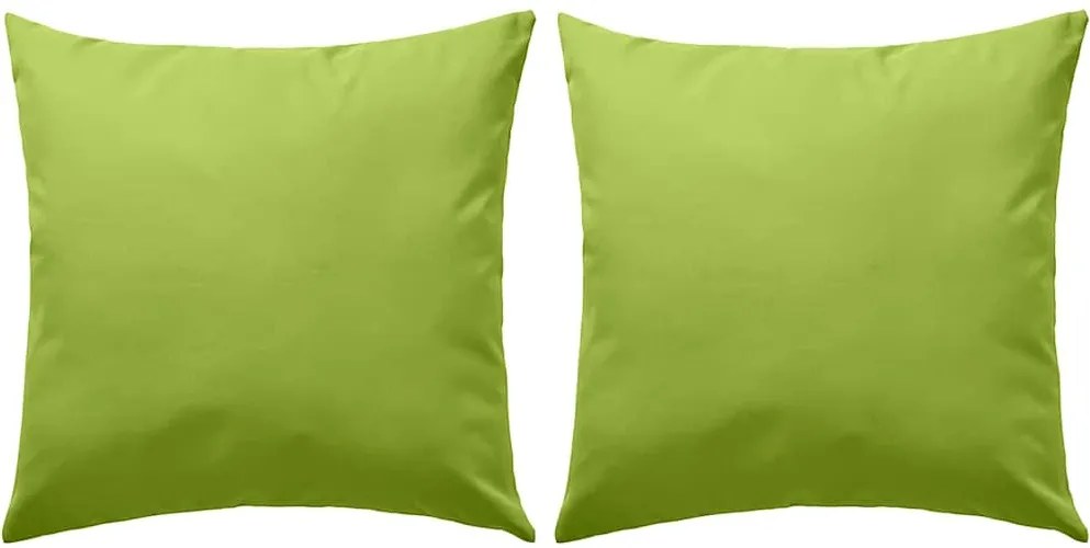 vidaXL 2 db almazöld kültéri párna 45 x 45 cm