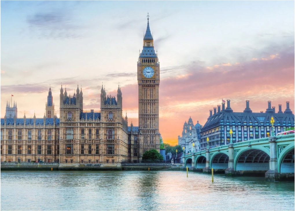 Kép - London pasztell színekben (70x50 cm)