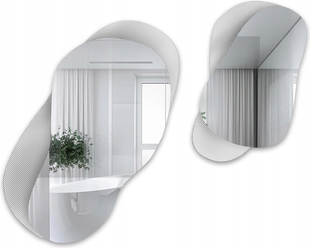 Dekorációs tükrök díszüvegen Luxora Gravelo 160x133 cm